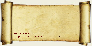 David Batina vizit kartica